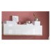 Pensile Rovere e Bianco laccato L 160 cm