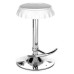 TAPPO White Sgabello Bianco e Cromo