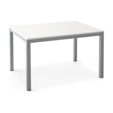 FAST Tavolo Allungabile Grigio alluminio e Bianco opaco 6 / 8 posti