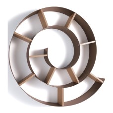 CHIOCCIOLA Corten Libreria Ruggine L 80 cm Mobile KIT