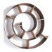 CHIOCCIOLA Corten Libreria Ruggine L 80 cm Mobile KIT