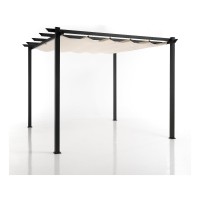 PESCHICI Pergola Grigio e Ecrù 3 x 3 mt