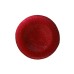 Piatto in vetro rosso 16 cm.