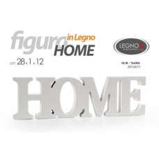 Scritta Home in legno da appoggio