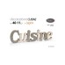 Scritta Cuisine in legno