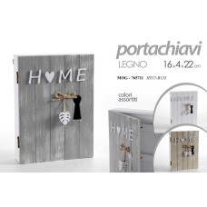Casetta Portachiavi da parete in legno