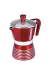 Caffettiera Padrini 1 tazza linea Infinity Rossa