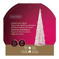 Decoro Cono Bianco con Led