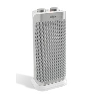 Termoventilatore BOOGIE Plus Bianco e Silver