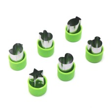 Set da 6 formine in metallo