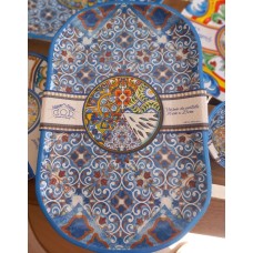 Vassoio da portata decorato 36 x 23 cm.
