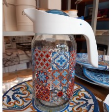 Caraffa Decorata in vetro 