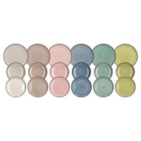 Servizio piatti Stoneware Tognana 18Pz