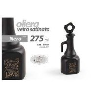 Oliera vetro nera