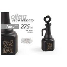 Oliera vetro nera