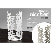 Porta bicchieri farfalle