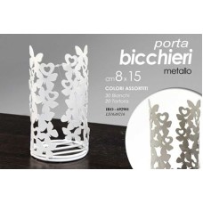 Porta bicchieri farfalle