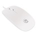 Mini Mouse Ottico USB Silhouette Cavo 1,2m Bianco