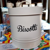 Barattolo biscotti in metallo