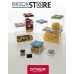 Barattolo 1L BRICK STORE Nero