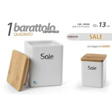 Barattolo sale in ceramica